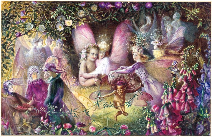 John Anster Fitzgerald, Titania and the Changeling A Midsummer Night_s Dream
